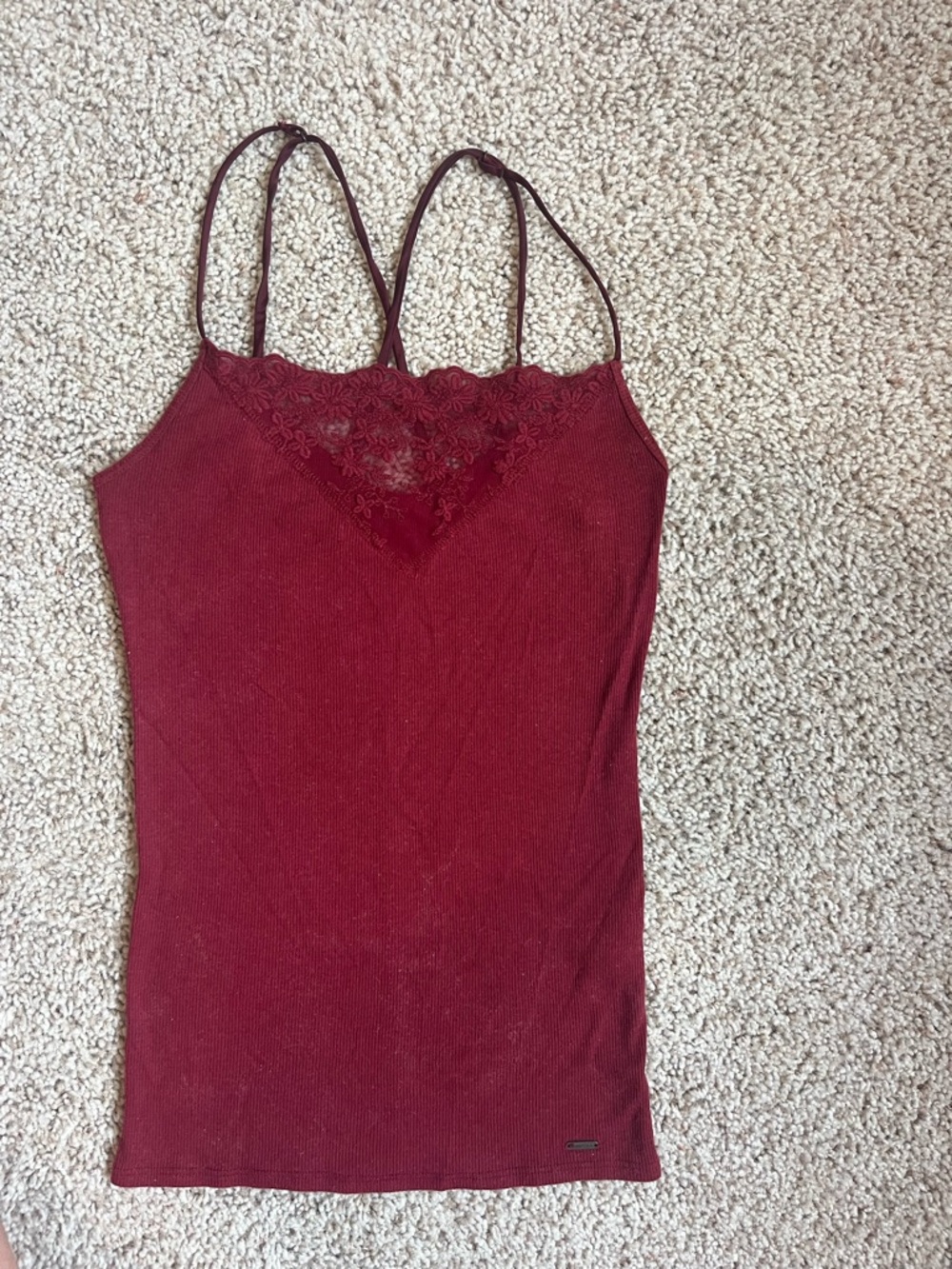 Hollister Lace-Trim Camisole Tank Top